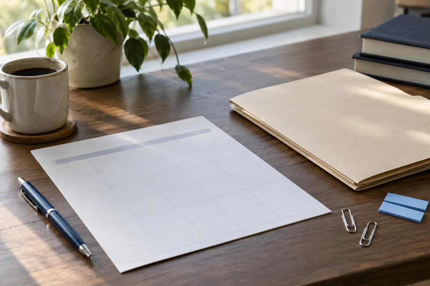 Anonymous notice pages laid out on a desk